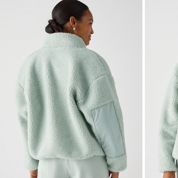 Brand New Fabletics Tahoe Teddy Jacket. Too big for my daughter so reposh'ing. - Picture 2 of 6